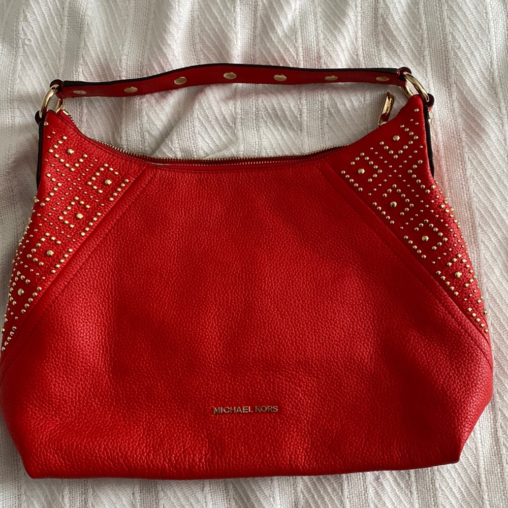 Women | leather handbag | Michael Kors | orange | lifestyle influencer